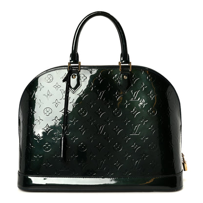 Louis Vuitton Vernis Alma GM Noir Magnetique 1 of 12