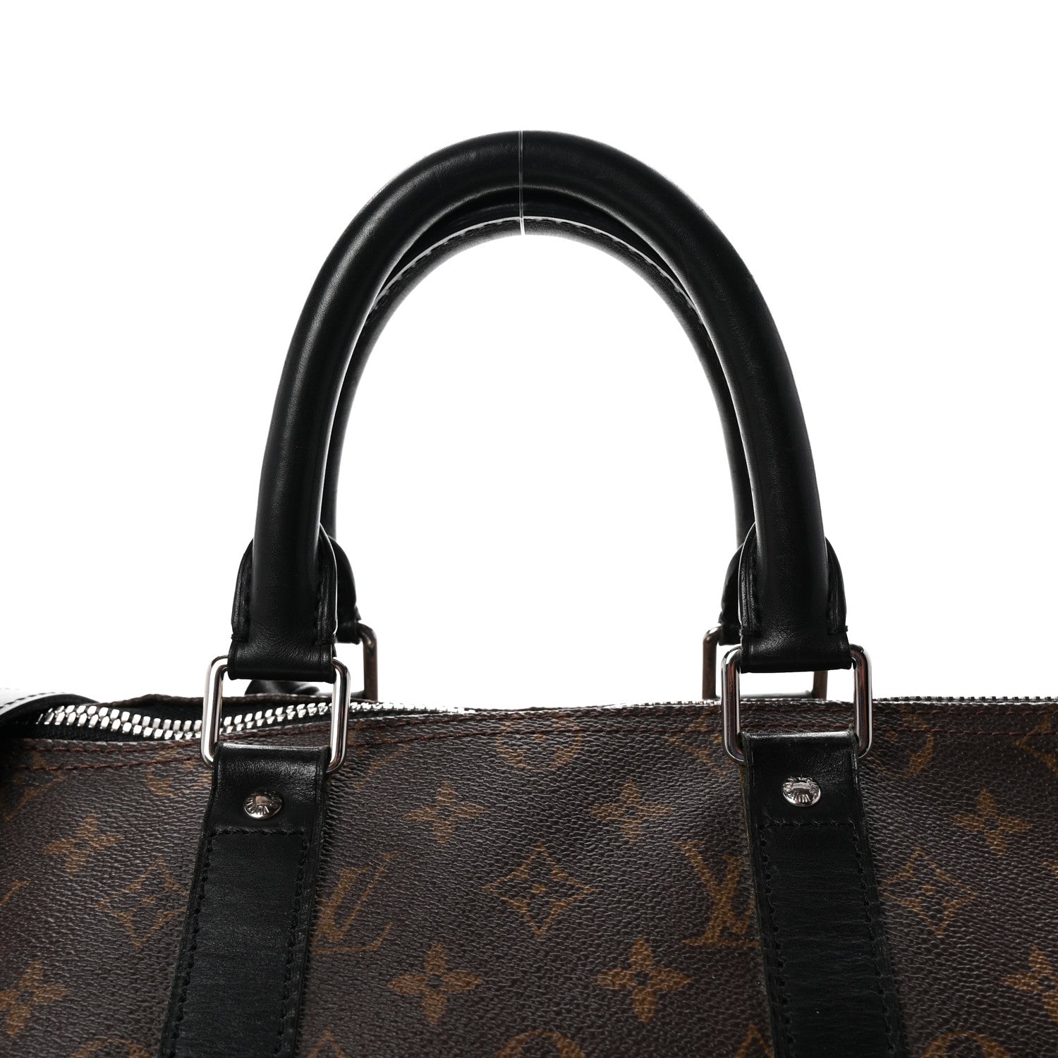 Louis Vuitton Monogram Macassar Keepall Bandouliere 45 7 of 9