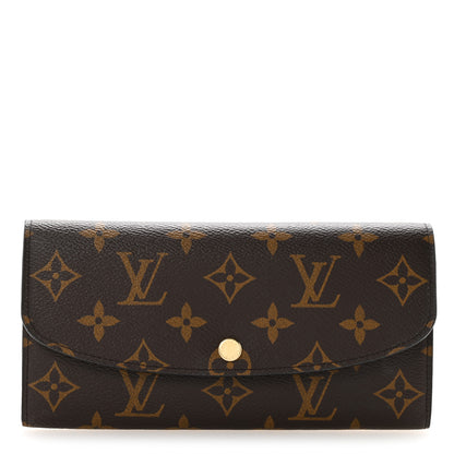 Louis Vuitton Monogram Emilie Wallet Rose Ballerine 1 of 10