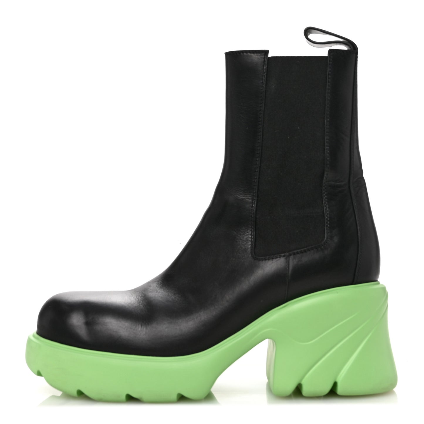 Calfskin The Flash Chelsea Boots 39 Pistachio