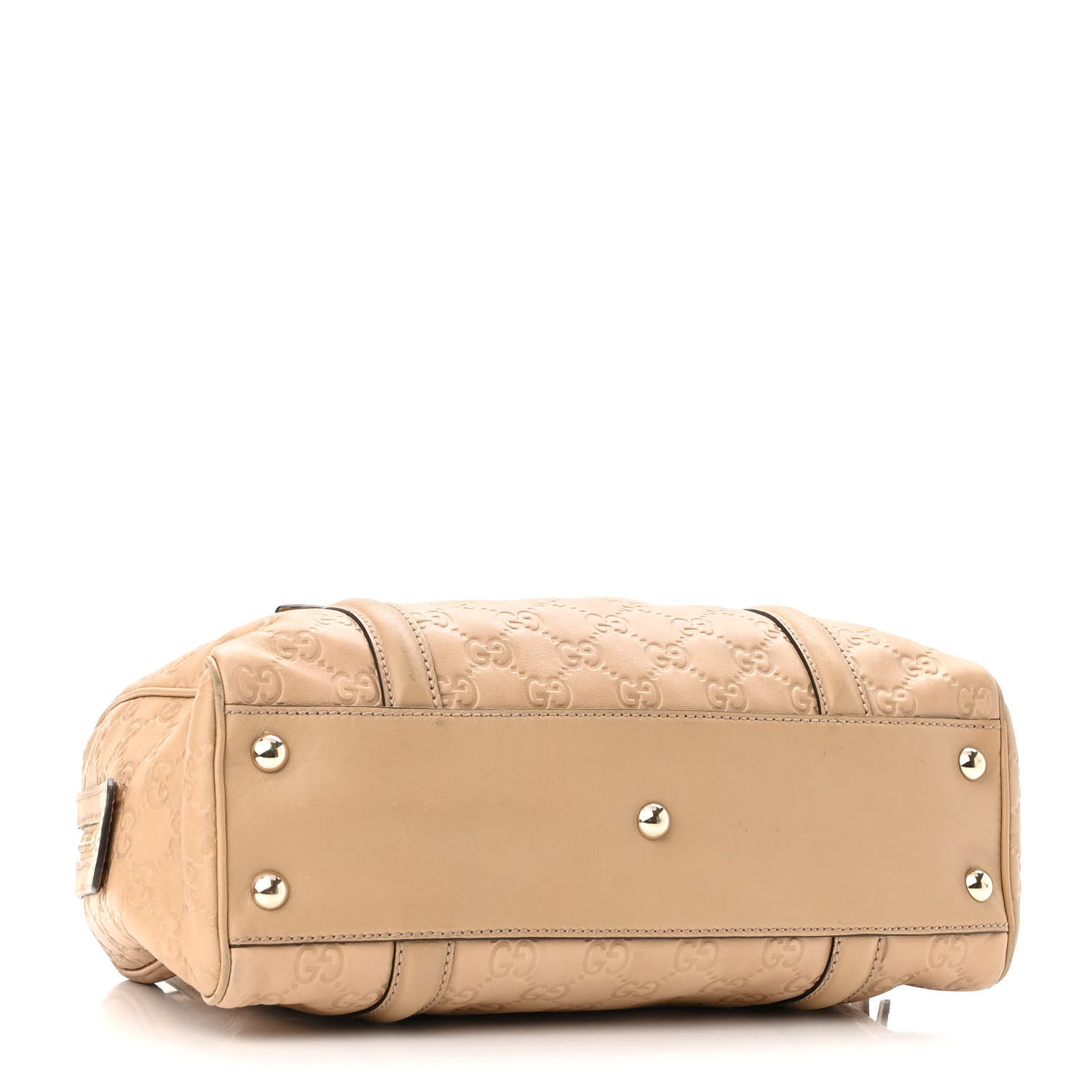 Gucci Guccissima Small Britt Boston Beige 4 of 10