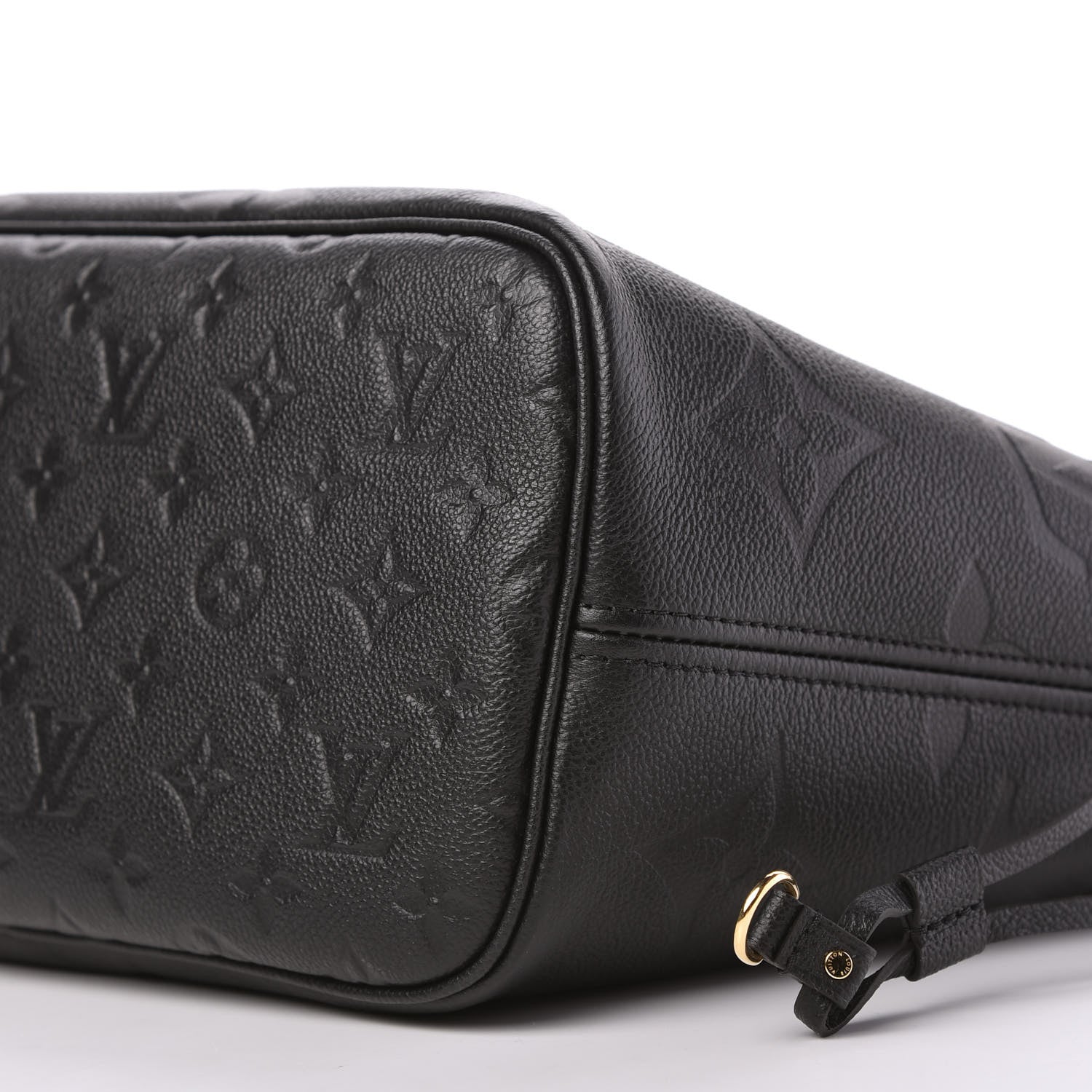 Louis Vuitton Empreinte Monogram Giant Neverfull MM Black 7 of 9