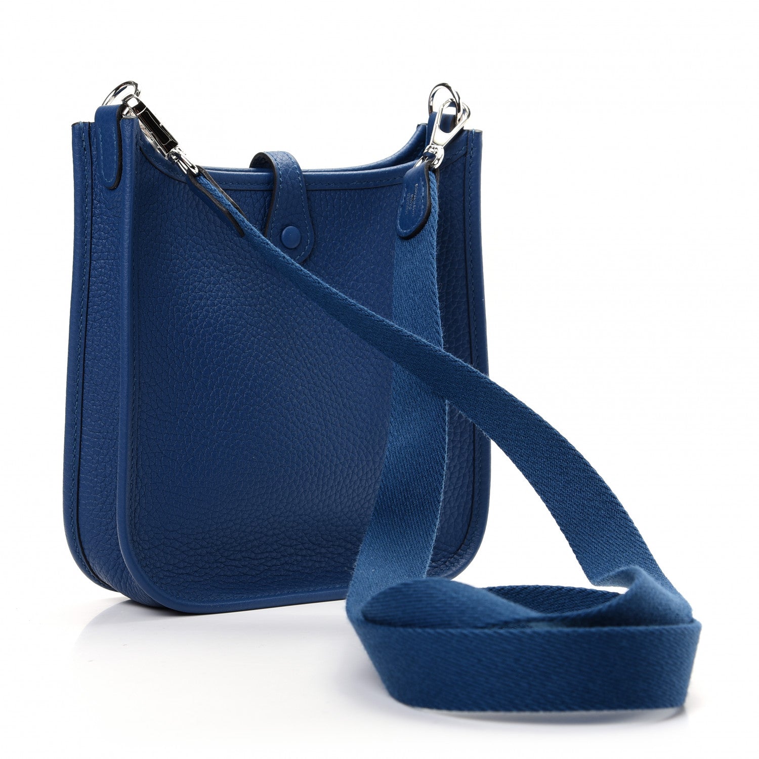 Hermes Taurillon Clemence Evelyne TPM Deep Blue 3 of 8