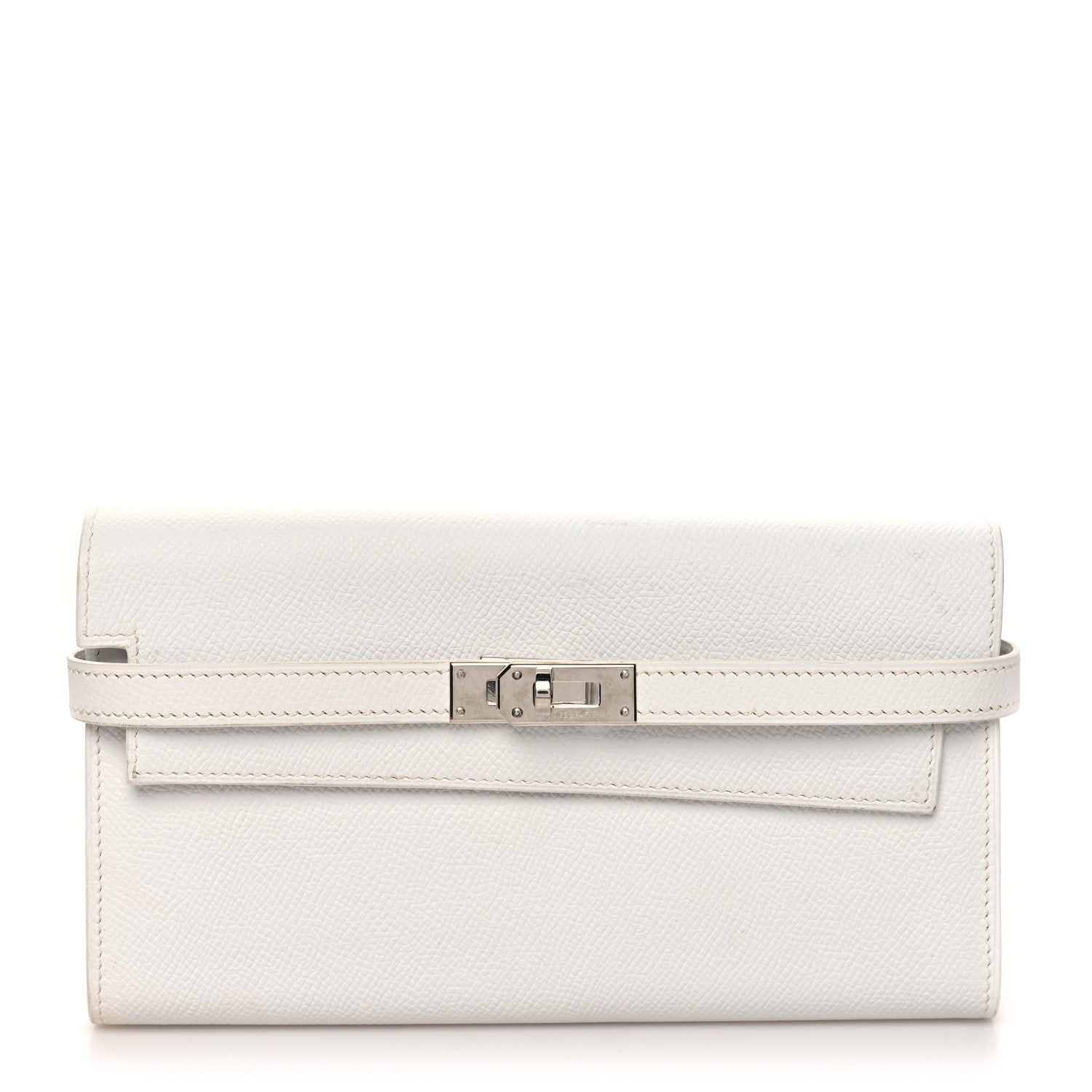 Hermes Epsom Kelly Longue Wallet White 1 of 13