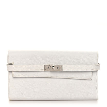 Hermes Epsom Kelly Longue Wallet White 1 of 13