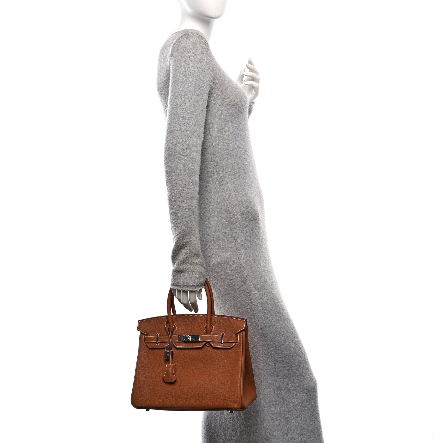 Hermes Togo BIRKIN 30 Gold 2 of 12