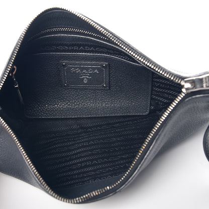 Prada Vitello Daino Clutch Baltico 5 of 11