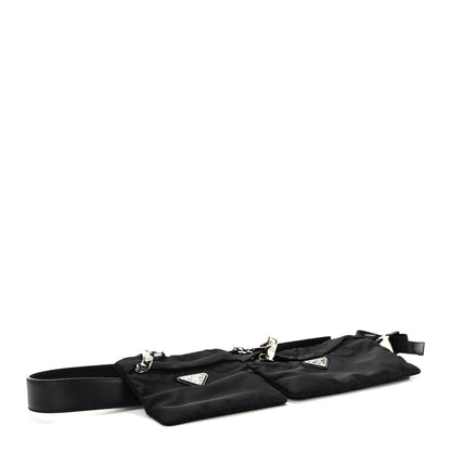 Prada Tessuto Nylon Saffiano Belt Bag 36 90 Black 2 of 10