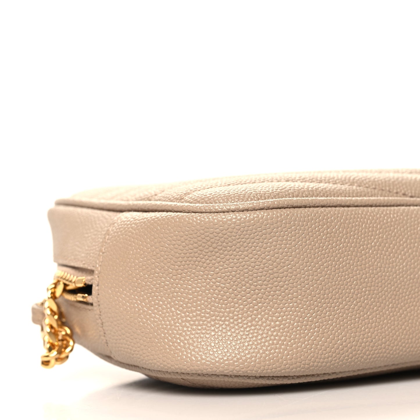 Grain De Poudre Matelasse Monogram Mini Lou Camera Bag Dark Beige