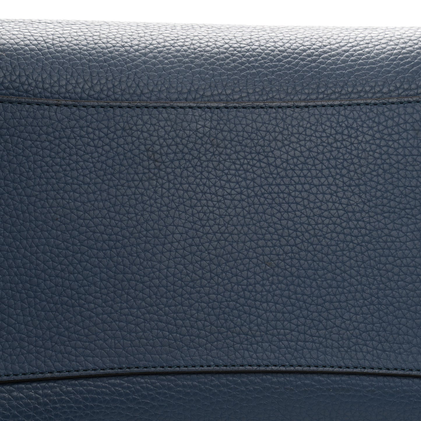 Heavy Grain Small Belted Bayswater Tote Blue