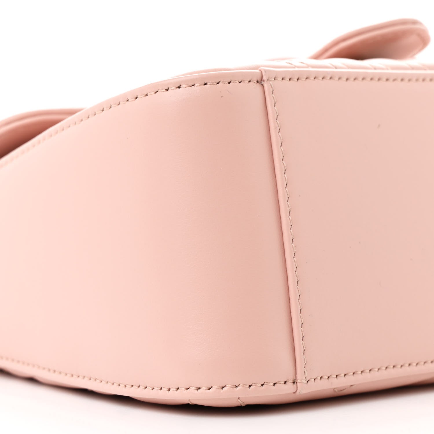 Gucci Calfskin Matelasse Monochrome GG Marmont Top Handle Shoulder Bag Perfect Pink 9 of 11