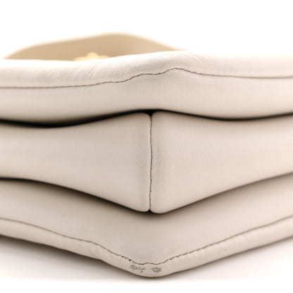 Louis Vuitton Lambskin Embossed Monogram Coussin PM Beige Cream 9 of 12
