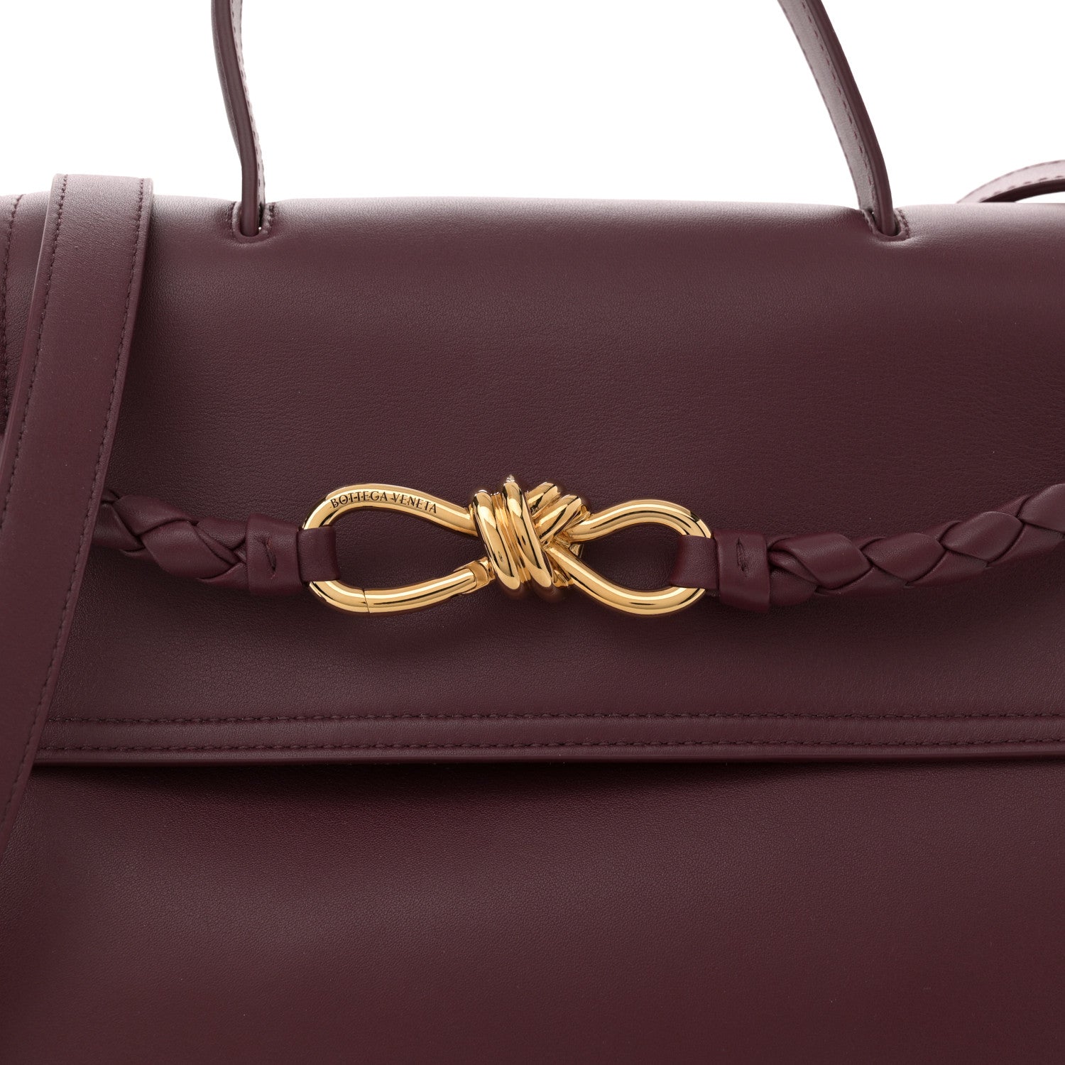 Bottega Veneta Silky Calfskin Medium Ciao Ciao Barolo 8 of 11