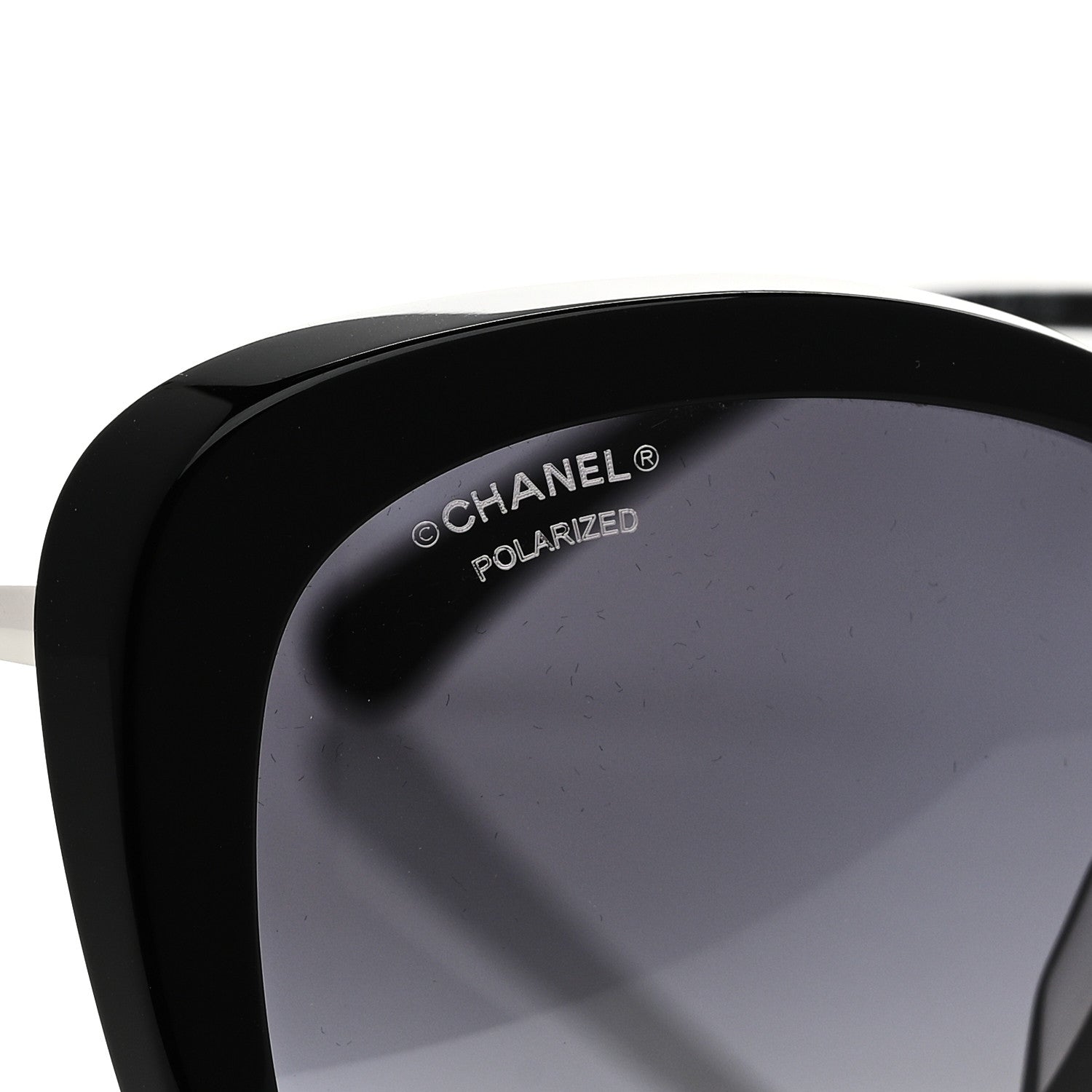 Chanel Acetate Polarized Butterfly Winter Pearl Sunglasses 5339-H Black 7 of 8
