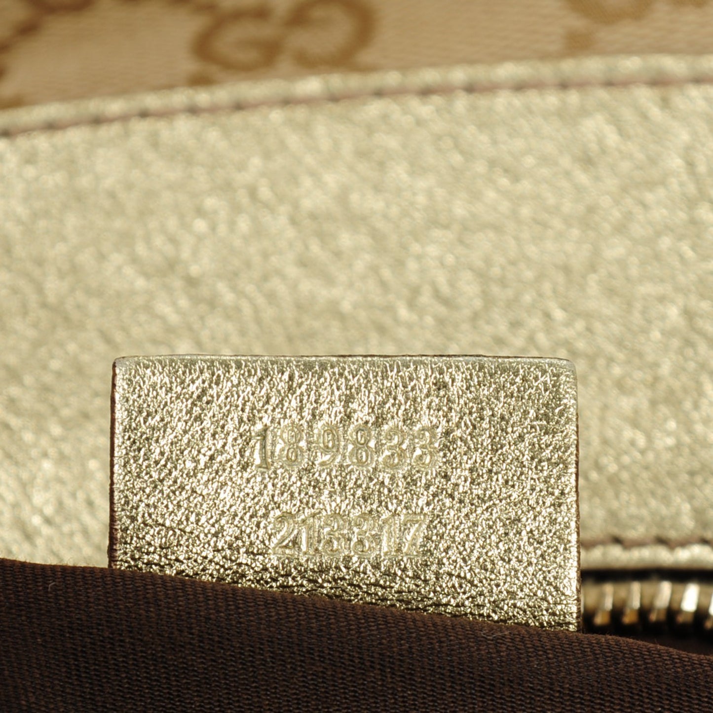 Monogram Large D Gold Hobo Gold