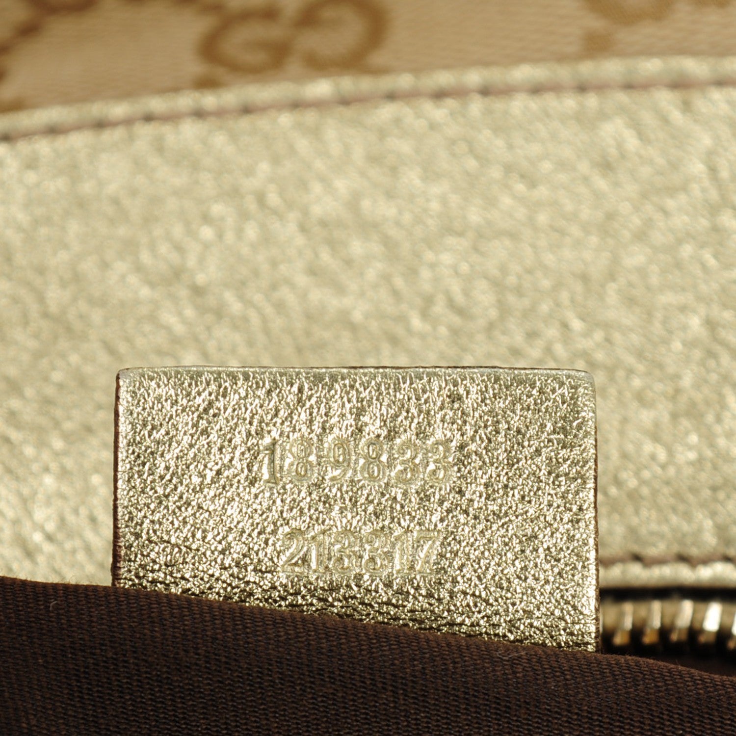 Gucci Monogram Large D Gold Hobo Gold 9 of 9