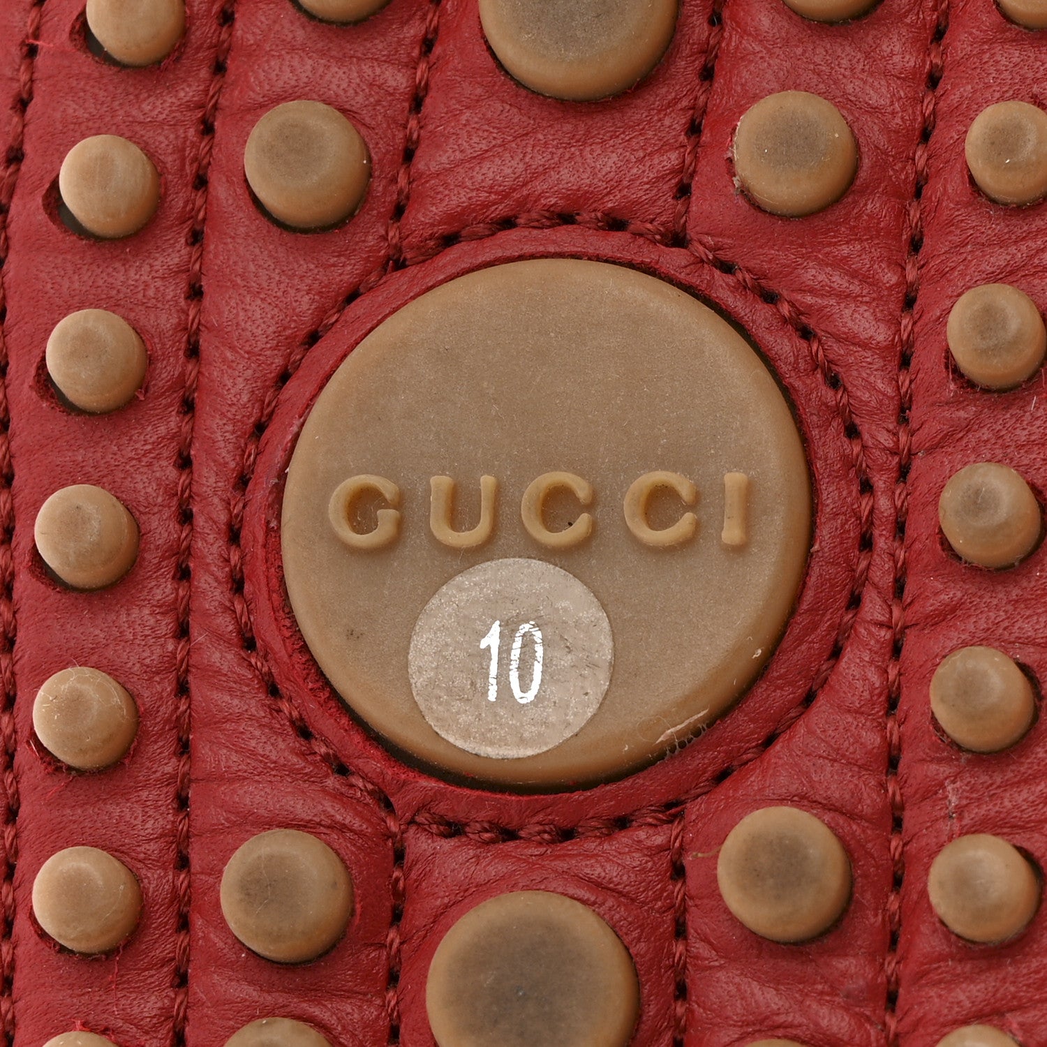 Gucci Road Calfskin Web Mens Horsebit Driver Loafers 10 Rosso 8 of 12