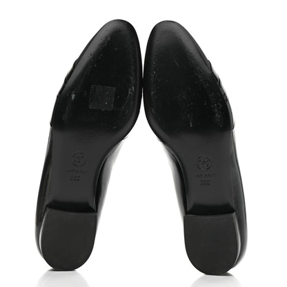 Chanel Patent Grosgrain Mocassin Loafers 39 Black 5 of 11