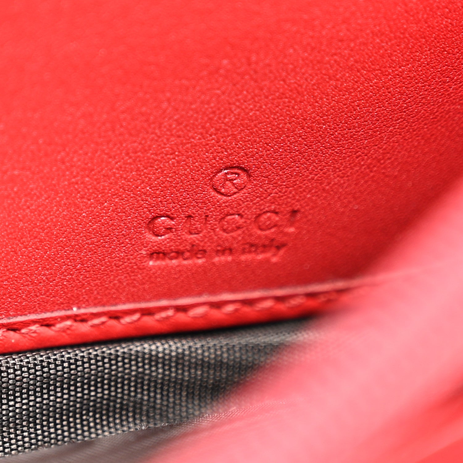 Gucci Calfskin Matelasse GG Marmont Continental Wallet Hibiscus Red 6 of 12