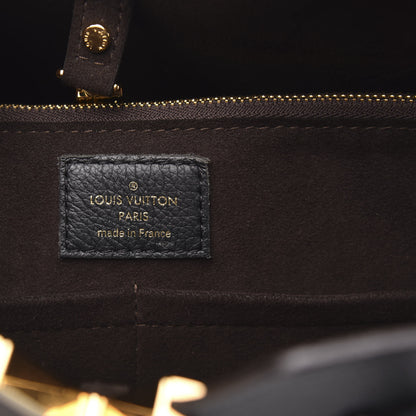 Louis Vuitton Calfskin Monogram Kimono Tote PM Black 6 of 9