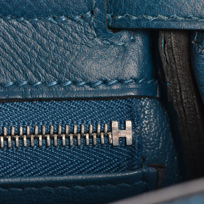 Hermes Epsom Kelly Retourne 28 Colvert Bleu 19 of 32