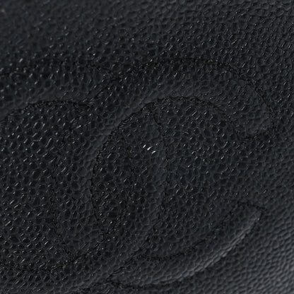 Chanel Caviar Timeless CC Cosmetic Pouch Bag Black 11 of 11