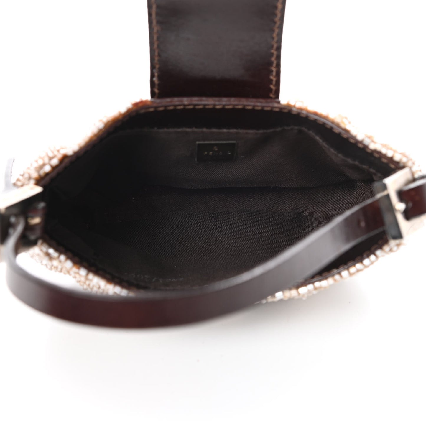 Beaded Mini Half Moon Baguette