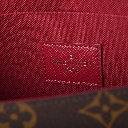 Louis Vuitton Monogram Pochette Felicie Chain Wallet Fuchsia 6 of 8