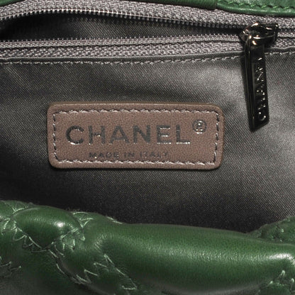 Chanel Lambskin Hidden Chain Flap Green 8 of 9