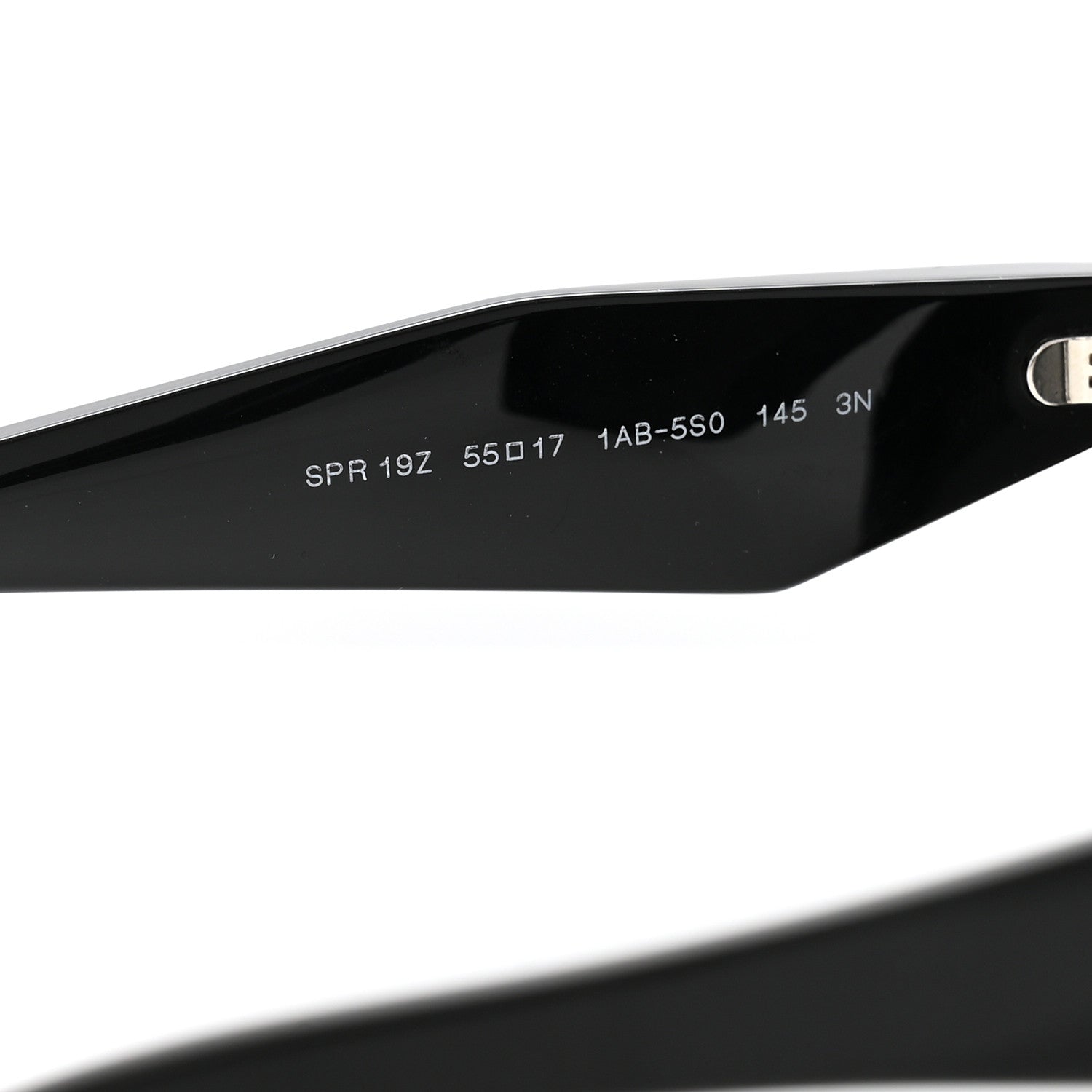 Prada Acetate Symbole Sunglasses SPR 19Z Black 6 of 8