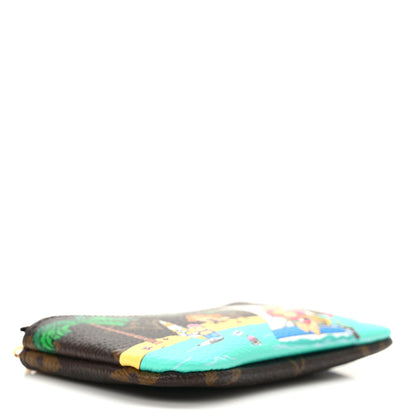 Louis Vuitton Monogram 2023 Christmas Animation Sailing Vivienne Key Pouch Dragonfruit Pink 4 of 7