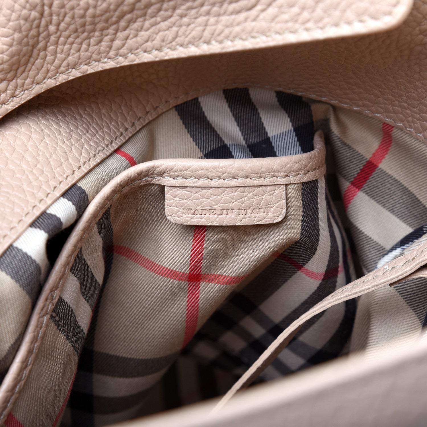 Burberry Grainy Calfskin Medium Cale Hobo Light Nude 10 of 12