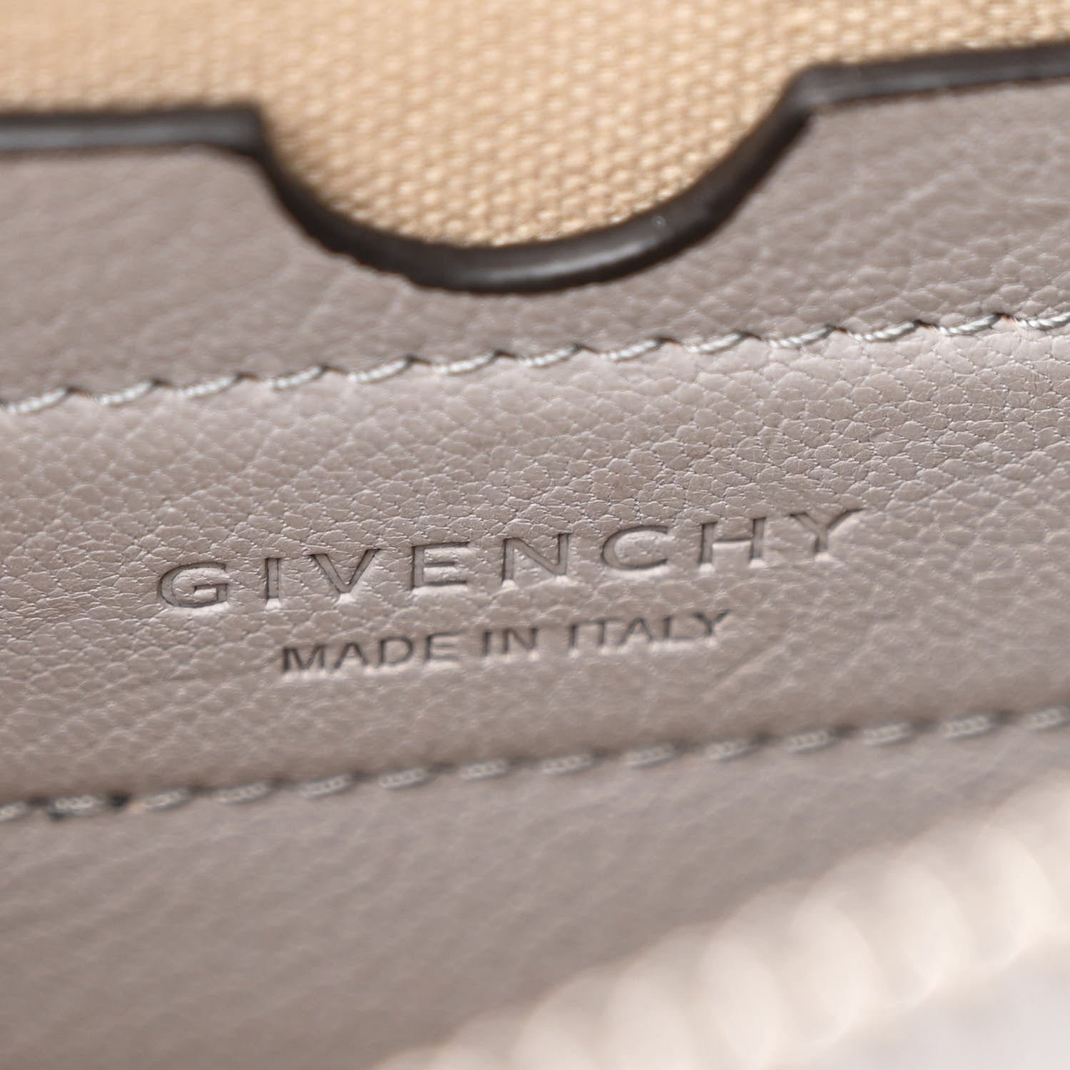 Givenchy Sugar Goatskin Nano Antigona Pearl Grey 6 of 10