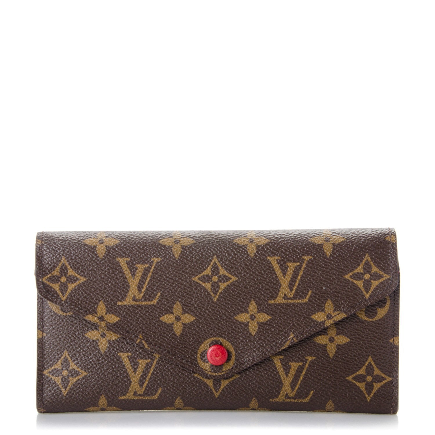 Louis Vuitton Monogram Josephine Wallet Red 1 of 7