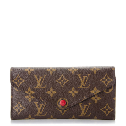 Louis Vuitton Monogram Josephine Wallet Red 1 of 7