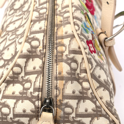 Christian Dior Monogram Vintage Flowers Bowler Beige 16 of 17