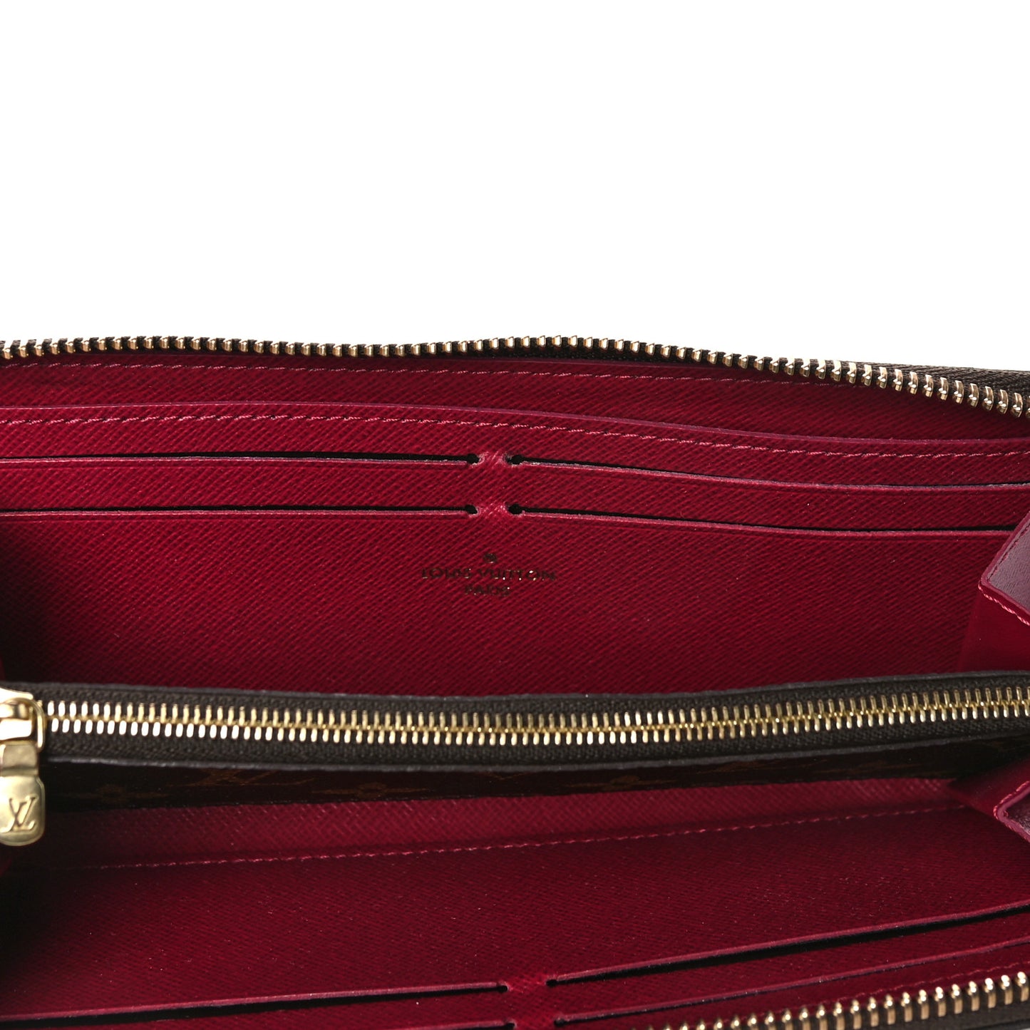 Monogram Clemence Wallet Fuchsia
