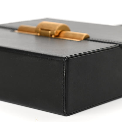 Bottega Veneta Calfskin Daisey Box Clutch Black 9 of 12