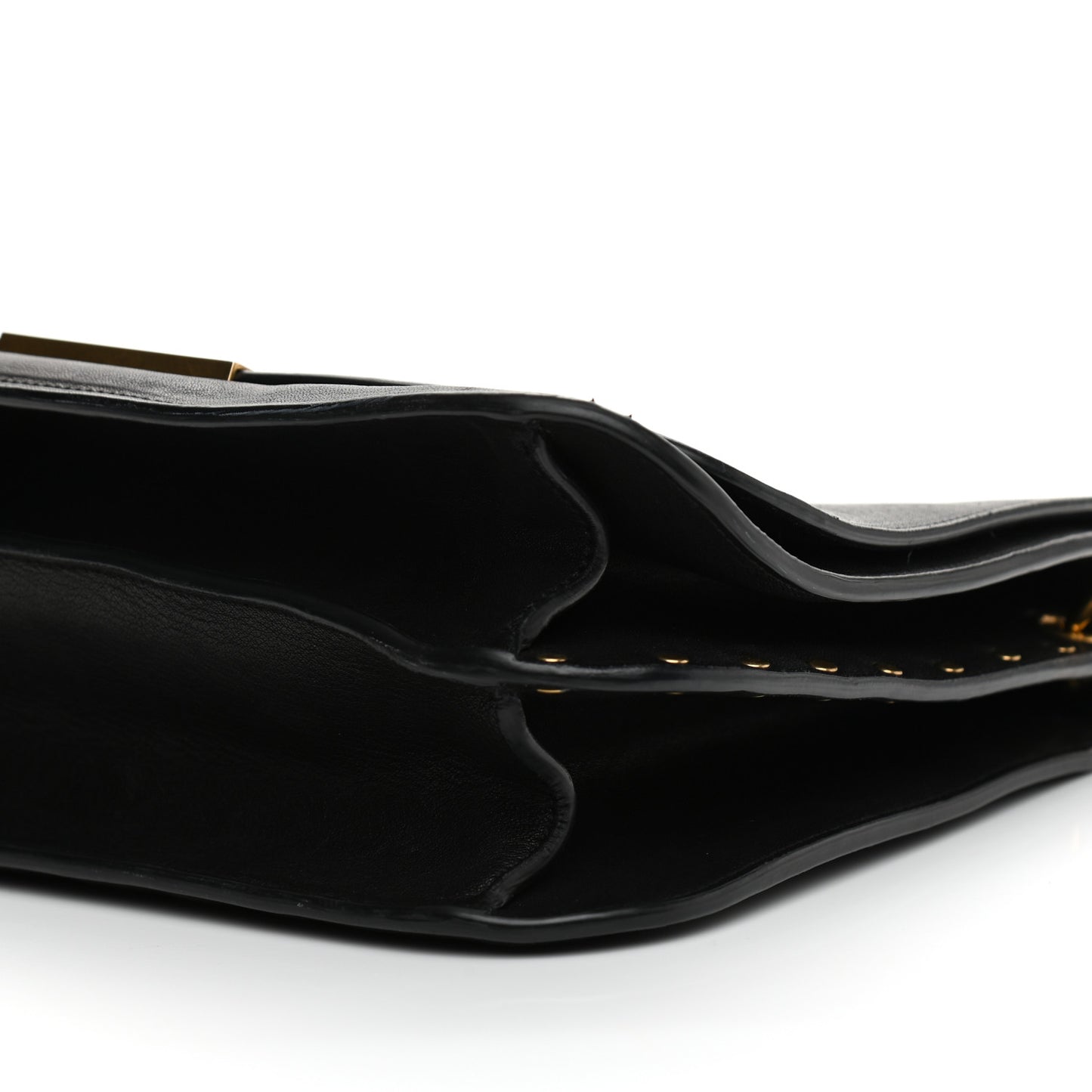 Lambskin Amalia Flap Shoulder Bag Black