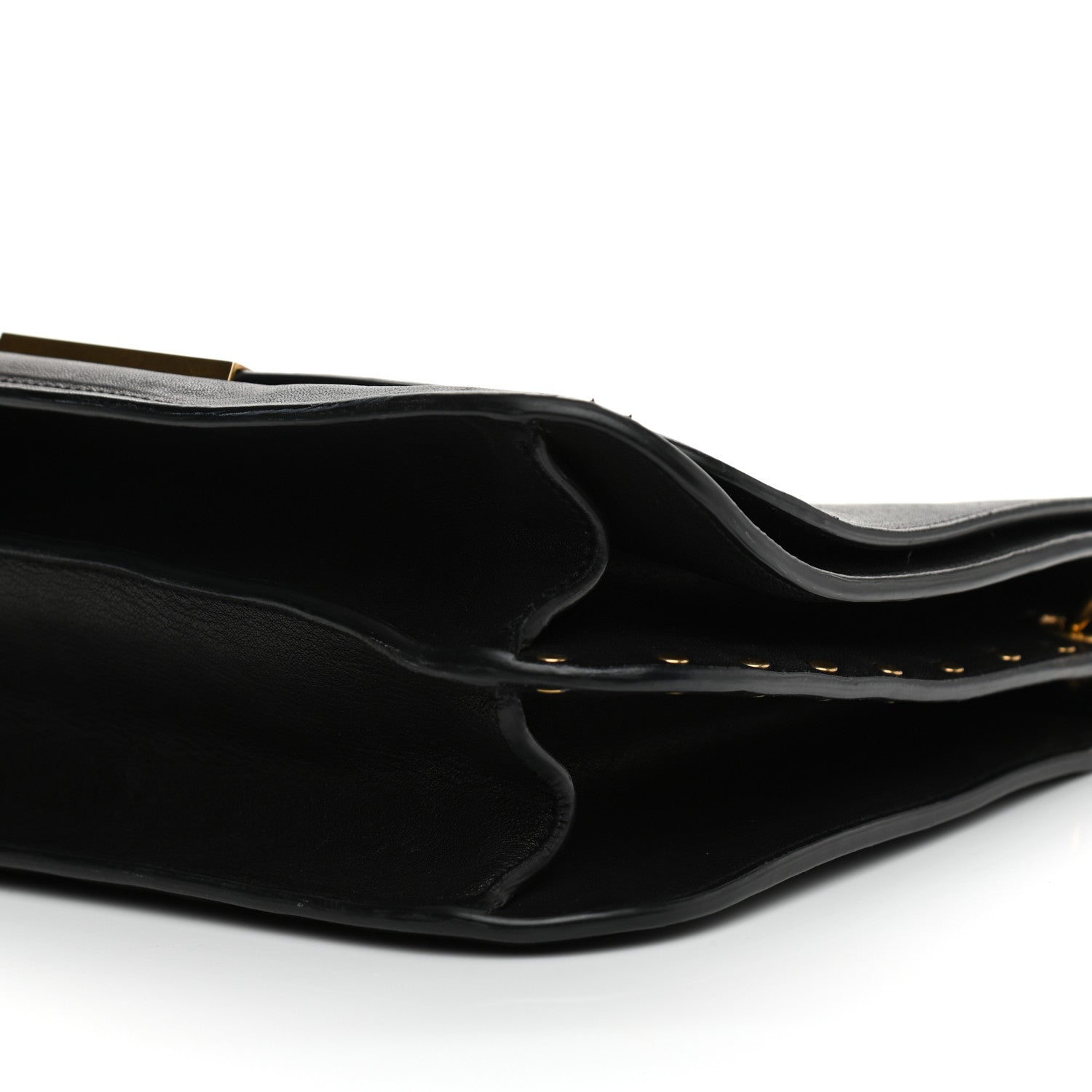 Saint Laurent Lambskin Amalia Flap Shoulder Bag Black 10 of 15