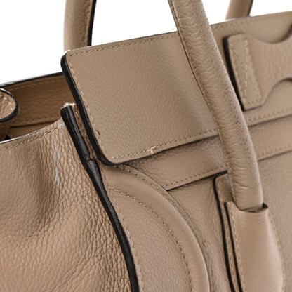 Celine Drummed Calfskin Mini Luggage Dune 23 of 26