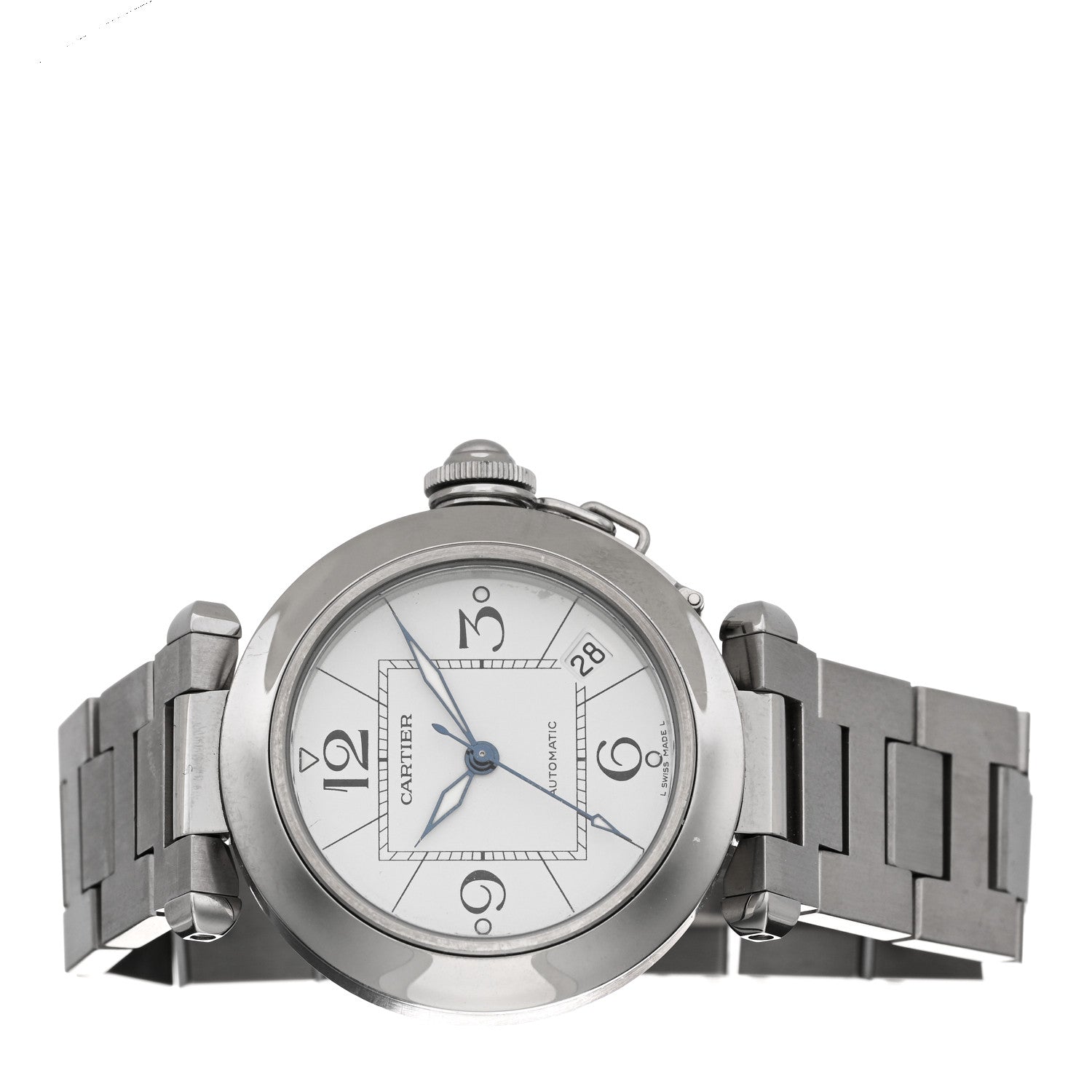 Cartier Stainless Steel 35mm Pasha C Automatic Watch 2 of 4