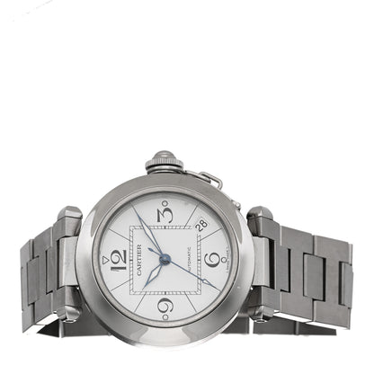 Cartier Stainless Steel 35mm Pasha C Automatic Watch 2 of 4