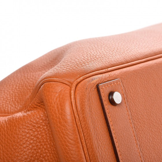 Hermes Togo HAC Travel Birkin 50 Orange 14 of 15