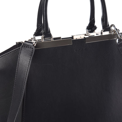 Fendi Vitello Dolce Petite 3jours Tote Black 10 of 12