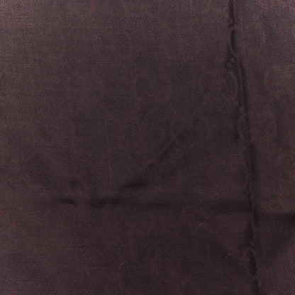 Gucci Wool Silk GG Monogram GGNat Scarf Coffee 3 of 4