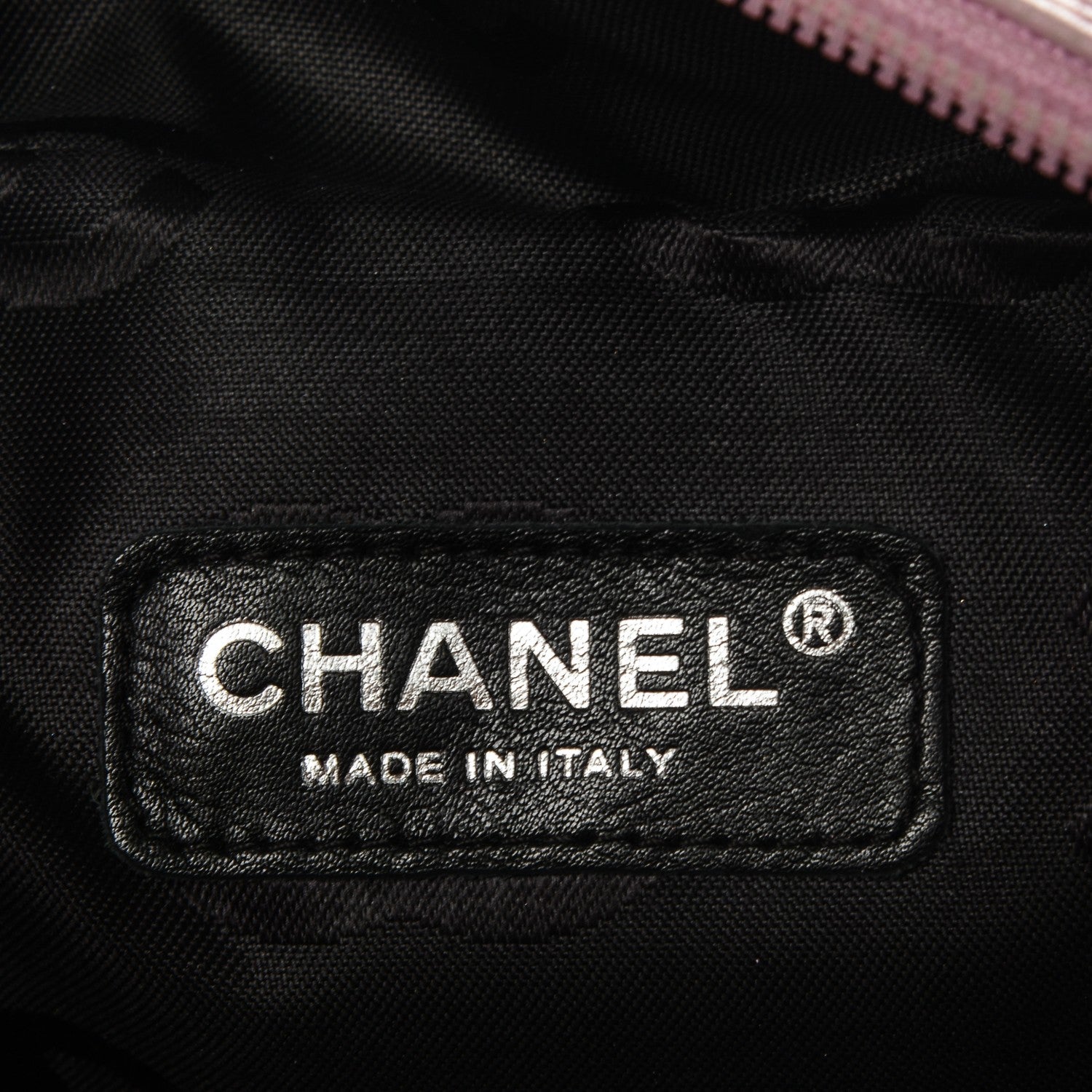 Chanel Calfskin Quilted Large Cambon Multipocket Reporter Pink Black 8 of 13