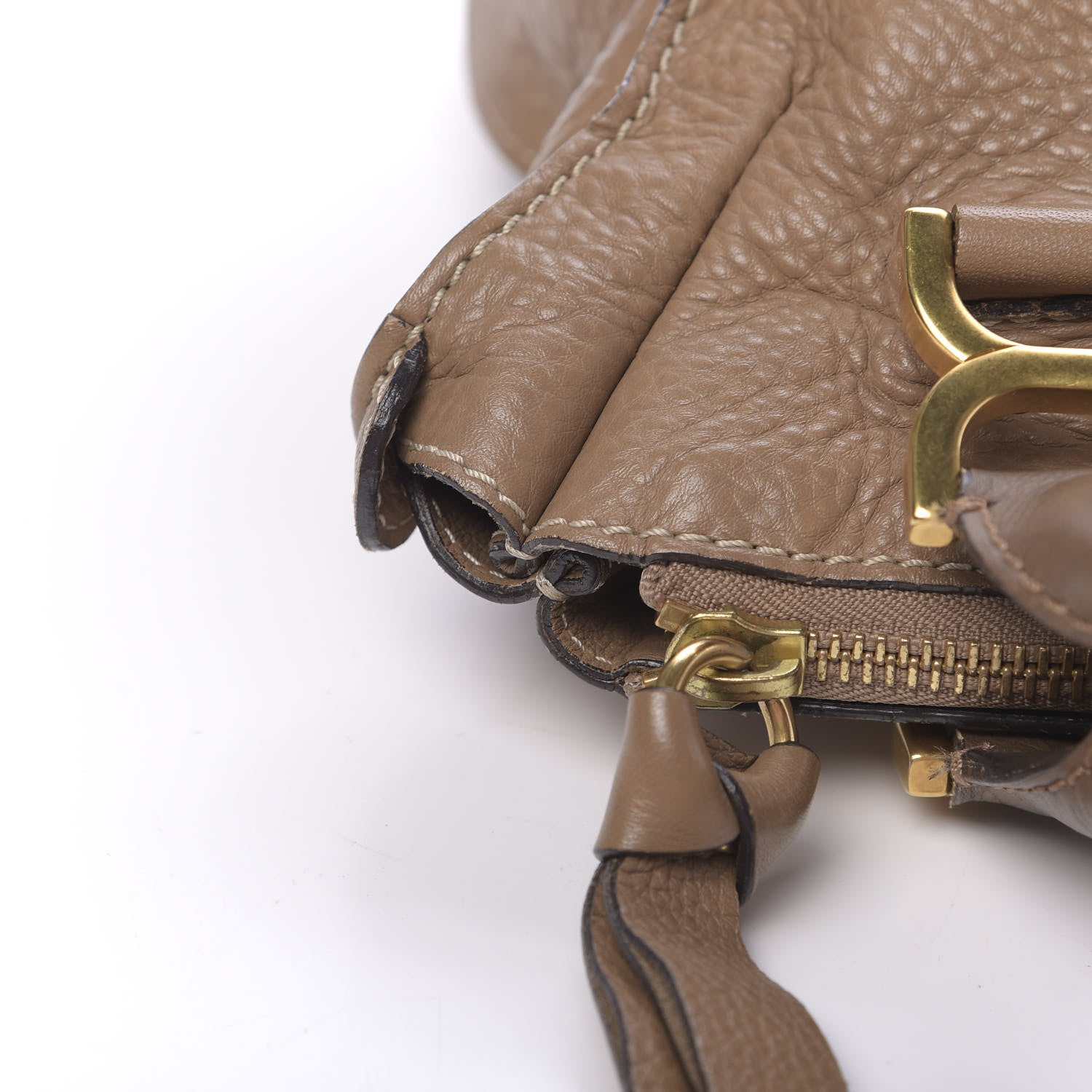 Chloe Calfskin Medium Marcie Satchel Nut 16 of 16