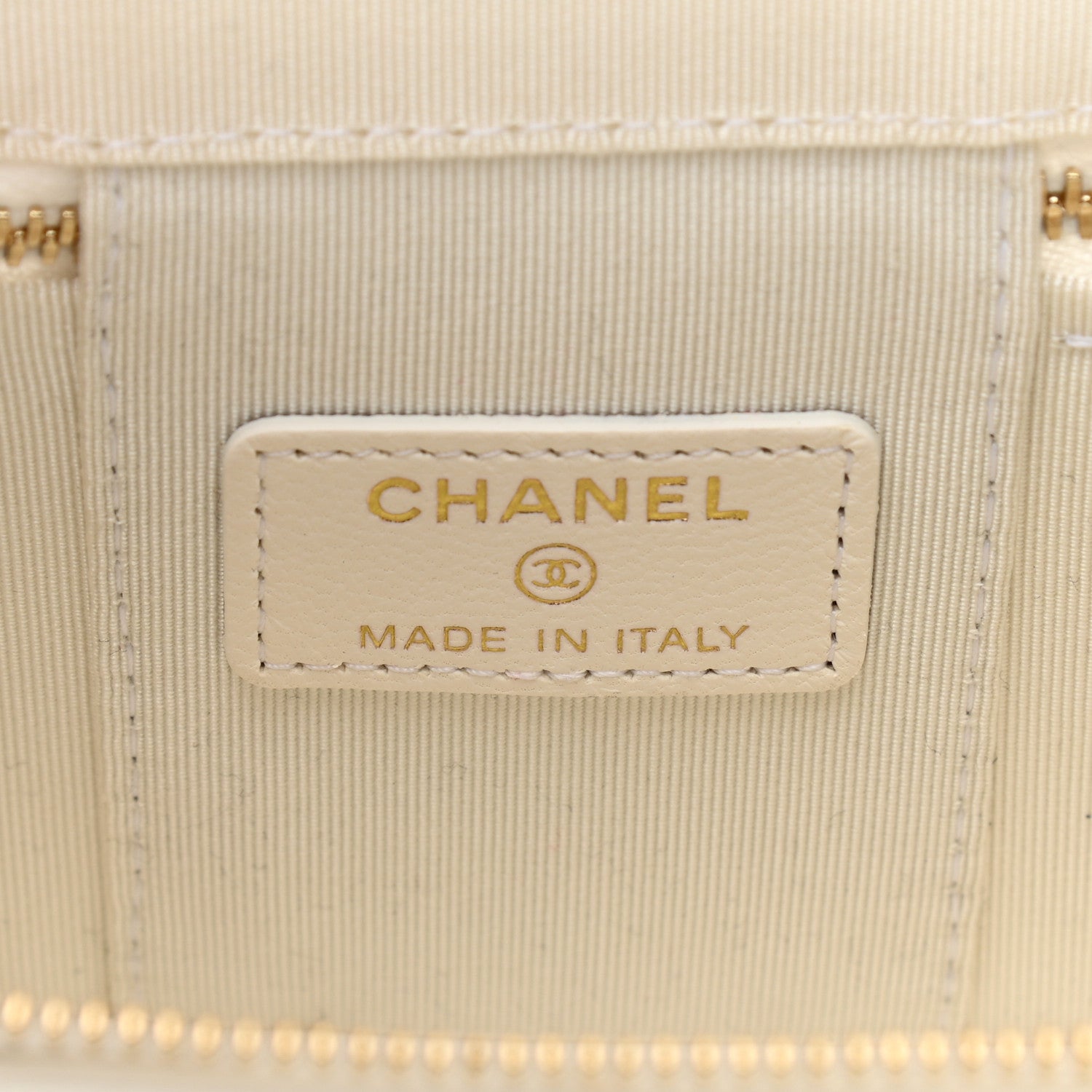 Chanel Lambskin Quilted My Chanel Lady Vanity Case With Chain White 6 of 11