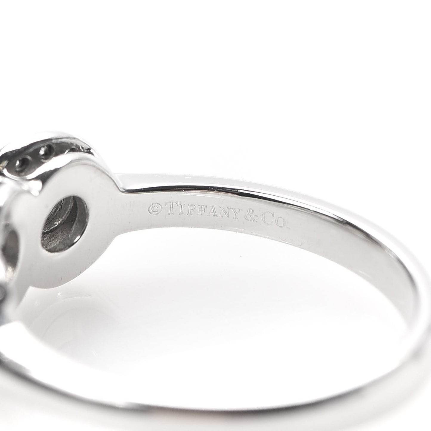 Platinum Diamond Circlet Ring 53 6.5